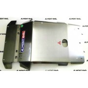 Protector Frontal y Carter Duraluminio 6mm ALMONT4WD para Toyota FJCRUISER 2010-16