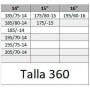 Cadena AMS Acero 4x4 16mm Talla360