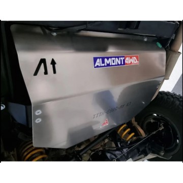 Protector Deposito Gasolina Duraluminio 6mm ALMONT4WD para Toyota KZJ KDJ 90/95