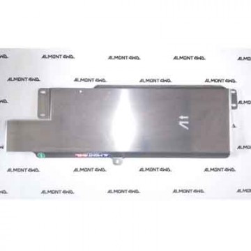 Protector Deposito Gasolina Duraluminio 6mm ALMONT4WD para Mitsubishi Montero V90 V97 del 2016 en adelante (5 puertas)
