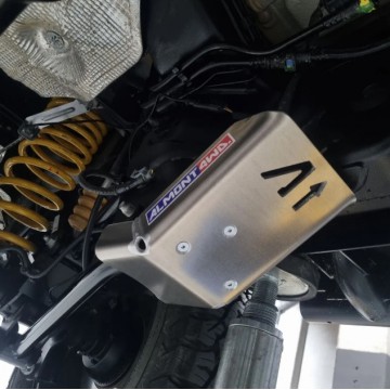 Kit Protecci&oacute;n Trapecios Duraluminio 6mm ALMONT4WD para Ineos Grenadier 4X4 2022/Quartermaster 4x4 2024 en adel.
