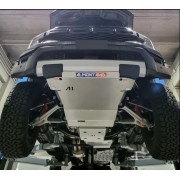 Protector Frontal y Carter Duraluminio 8mm ALMONT4WD para Ford Ranger Raptor V6 2023 en adelante