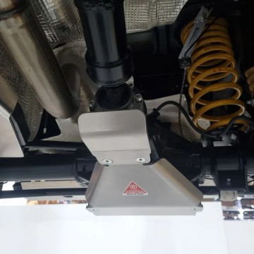 Prot. Dif. Trasero Duraluminio 8mm ALMONT4WD para Ineos Grenadier 4X4 2022 / Quartermaster 4x4 2024 en adel.