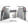 Protectores Amortiguadores traseros con bloq. dif. Duraluminio 8mm ALMONT4WD para Toyota serie HDJ 80 18 valvulas KIT 2 Unidades
