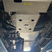 Protector Central Cambio Transfer Duraluminio 8mm ALMONT4WD para Ford Ranger Px4T8 v6 3.0 gasolina 2023 en adelante