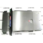 Protector Frontal y Carter Duraluminio 8mm ALMONT4WD para Toyota KDJ 150/155 CON KDSS, paragolpes GEOCRUISER
