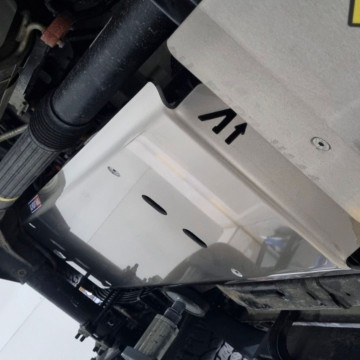 Protector Deposito Combustible Duraluminio 6mm ALMONT4WD para Ford Ranger Px4 Hybrid Stormtrak 2025 en adelante