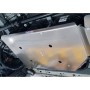 Protector Deposito Combustible Duraluminio 6mm ALMONT4WD para Ford Transit Custom  V710 4x4 / 2x4 2024 en adelante