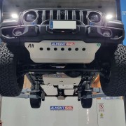 Protector Frontal paragolpes ARB Duraluminio 8mm ALMONT4WD para Jeep Wrangler JL