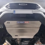 Protector Frontal y Carter Duraluminio 6mm ALMONT4WD para Ford Transit Custom / Tourneo Custom 2020-24