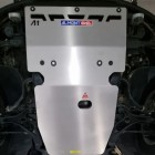 Protector Frontal y Carter Duraluminio 8mm ALMONT4WD para Porsche Cayenne Transsiberia 2003-10