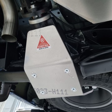 Protector Diferencial Trasero Duraluminio 8mm ALMONT4WD para Ford Ranger Raptor 4IL 2.0 TdCi  2023 en adelante