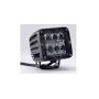 Juego Faros LED Dually D2 series 3x3" - 6 LED (2600lumens) 12/24v. Wide