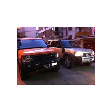 Soporte cabrestante oculto para Land Rover Discovery TD5