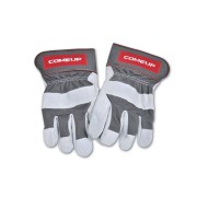 Guantes de piel con logo COME-UP