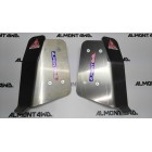Protectores Amortiguadores traseros Duraluminio 8mm ALMONT4WD para Toyota serie HDJ 80 18 valvulas KIT 2 Unidades