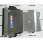 Protector Frontal y Carter Duraluminio 8mm ALMONT4WD para Lexus LX470