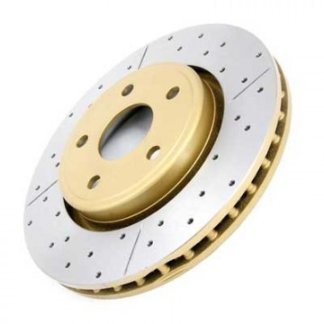 Disco de freno DBA delantero, ventilado, rayado y perforado 280mm XGold para Isuzu Dmax 02-12 (barras torsión/ballestas)