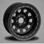 Llanta Acero Negra Anti-desllante 8x15" ET -25 SIMULADO para JEEP