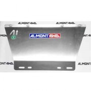 Protector Frontal y Carter Duraluminio 6mm ALMONT4WD para Toyota KDJ 150/155 paragolpes ARB